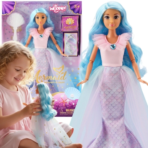 Poupée sirène Lili avec accessoires