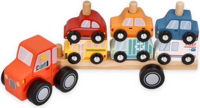 Adam Toys grande dépanneuse avec petites voitures