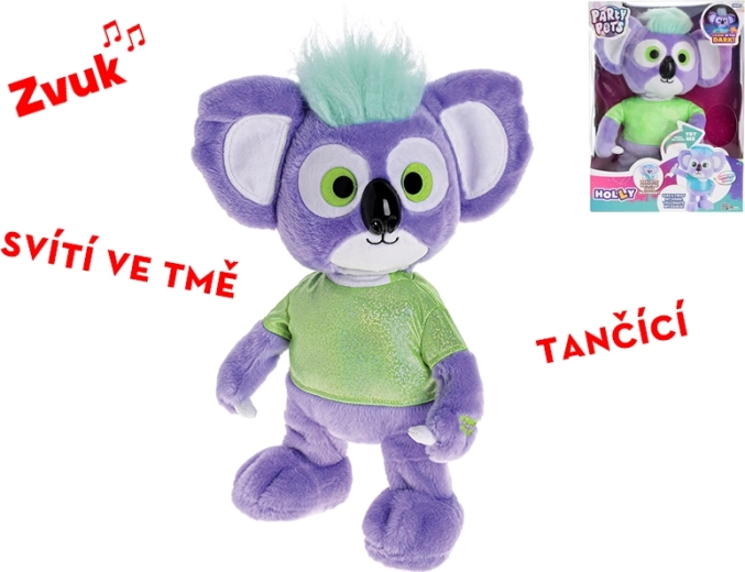 Koala en peluche dansante Holly avec son, qui brille dans le noir, 36 cm