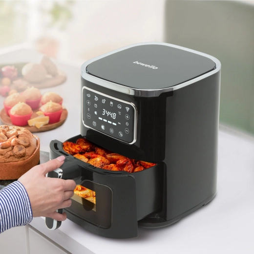Friteuse à air chaud avec commande tactile, 5 l