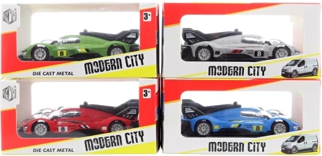 Voiture de sport en métal type formule - 1 pièce