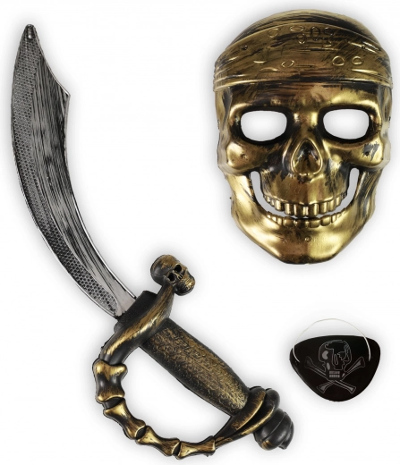 Set de déguisement pirate avec masque, cache-œil et épée