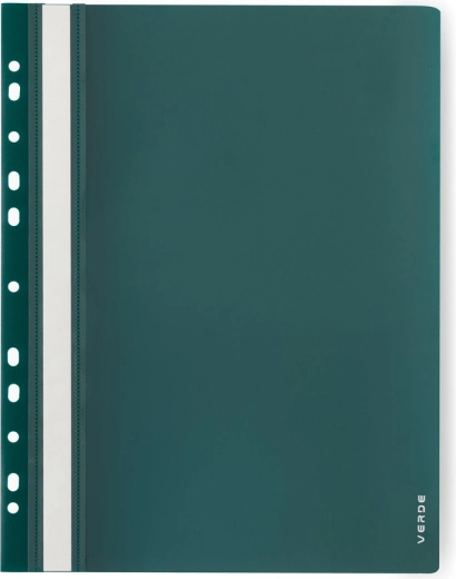 Chemise à clip A4 en PP avec perforation européenne VERDE – verte