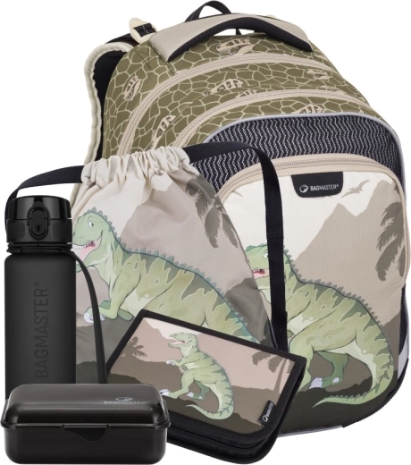 Bagmaster Lumi 24 c grand set scolaire pour élèves de CP dinosaures