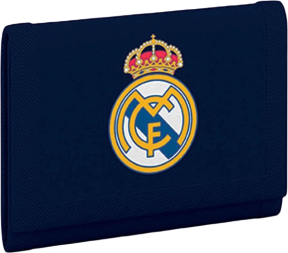 Portefeuille textile pliable pour enfant Football à fermeture Velcro - 1 pièce