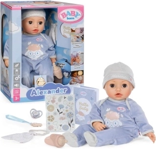 Poupée interactive BABY born Alexander 43 cm