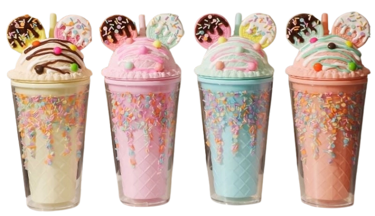 Gobelet avec couvercle et paille OREO 480 ml – plusieurs variantes