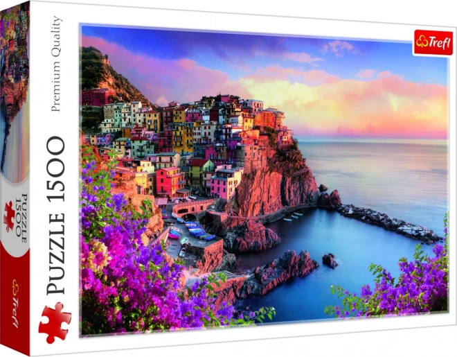 Puzzle vue sur la petite ville de Manarola, Italie – 1500 pièces TREFL