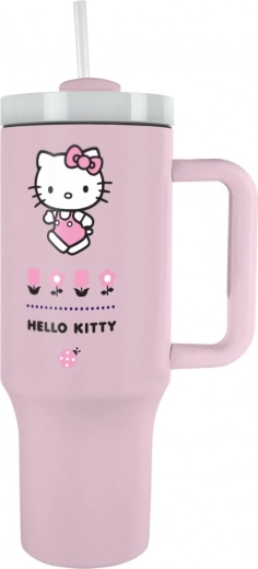 Hello Kitty gobelet isotherme de voyage avec paille 1200 ml