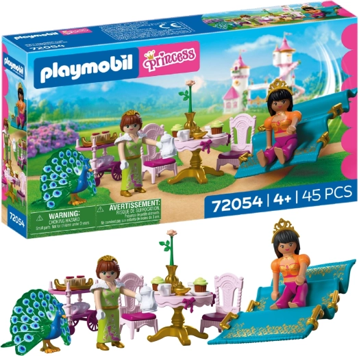Playmobil Princesses – visite de loin avec tapis volant et goûter au thé