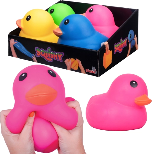 Simba canard rose antistress à presser Squishy 17 cm