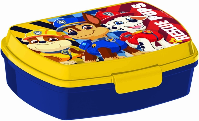 Boîte à goûter en plastique PAW PATROL 17,5 × 14 × 6,5 cm