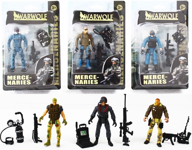 Figurine d’action soldat 10 cm, série 2 (plusieurs modèles)