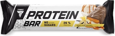 Barre protéinée Trec vanille et caramel 48 g