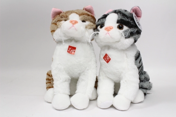 Chat sur roulettes avec son, 30 cm