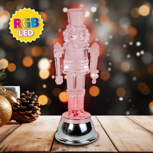 Décoration LED de soldat de plomb avec éclairage RGB