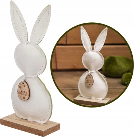 Figurine décorative de lapin avec suspension 18 cm