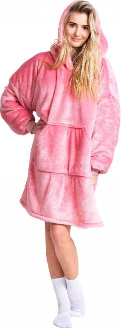 Cozy Noxxiez couverture sweat à capuche TV chauffe-rose