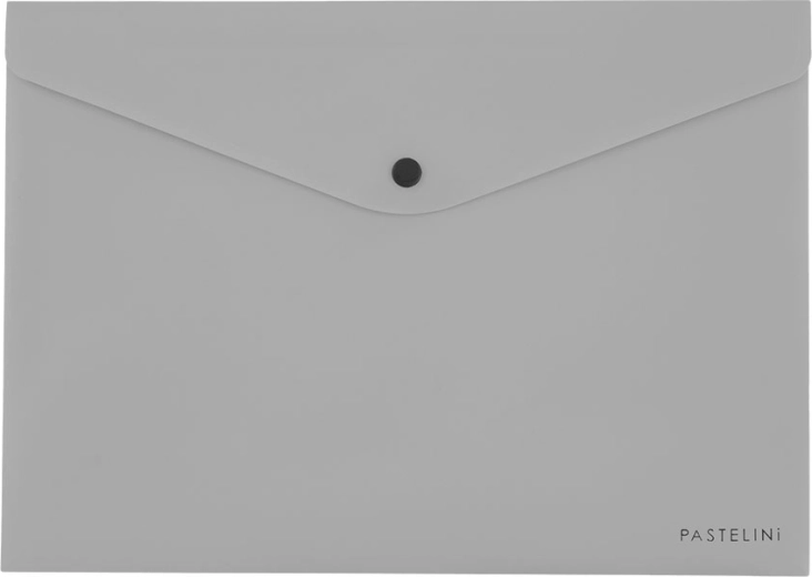 Pochette à pression A4 Pastelini grise