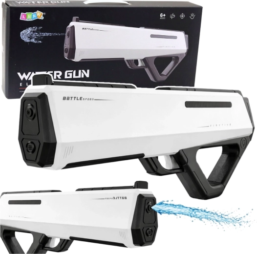 Pistolet à eau électrique Battle Pro blanc 12 m, 400 ml