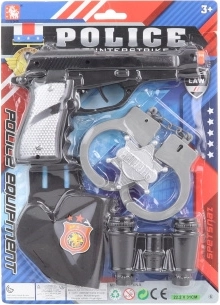 Set de police pour enfants avec pistolet et accessoires