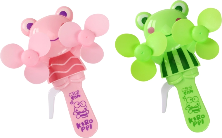 Mini ventilateur manuel KEROPPI – design grenouille pour enfants