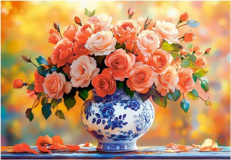 Puzzle Castorland Roses d’été 1500 pièces