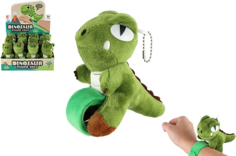 Bracelet dinosaure en peluche 13 cm