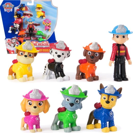 Pat' Patrouille Fire Rescue – coffret de 7 figurines