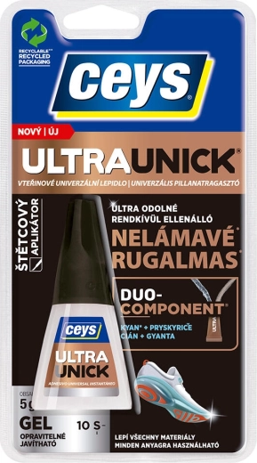 Colle instantanée ULTRAUNICK gel avec pinceau 5 g