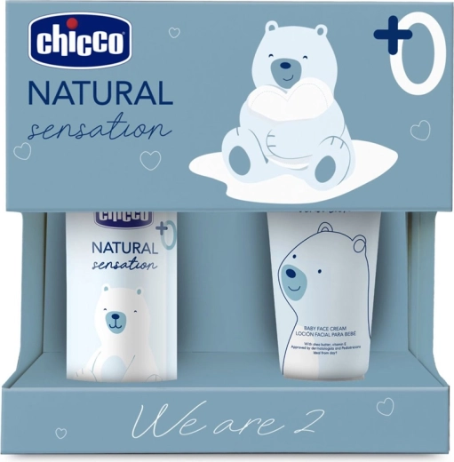 Chicco coffret cadeau cosmétique Natural Sensation We Are Two, dès la naissance