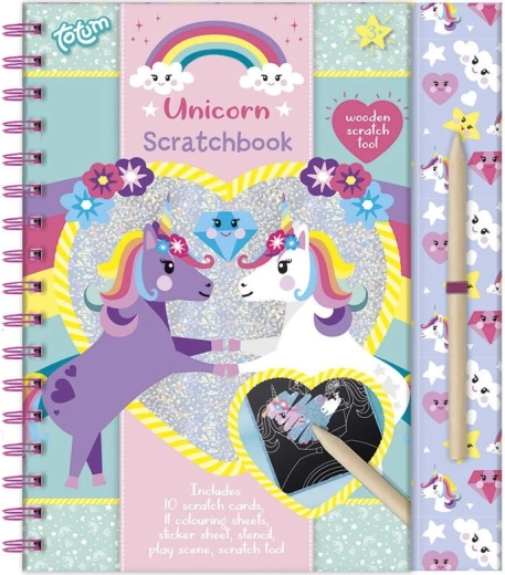 Livre à gratter Licorne