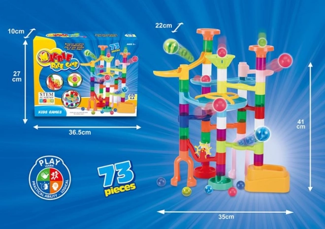 Piste à billes 73 pcs