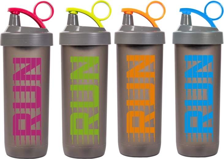 Bouteille shaker RUN 740 ml plastique