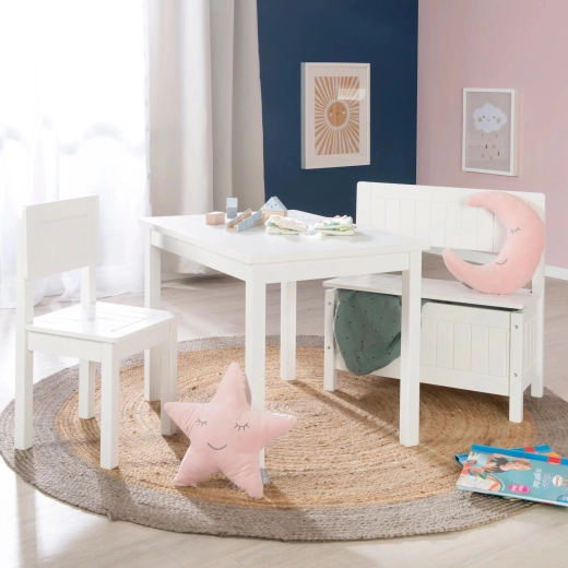 Table de jeu pour enfants Roba blanche