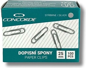 Trombones 25 mm, 100 pcs