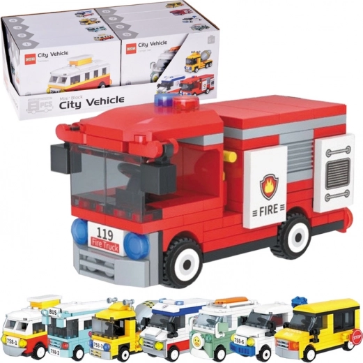 jeu de construction véhicules urbains CITY VEHICLE – modèles pour petits et grands constructeurs