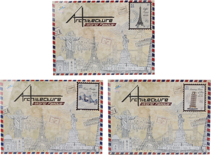 Puzzle 3D des monuments célèbres du monde
