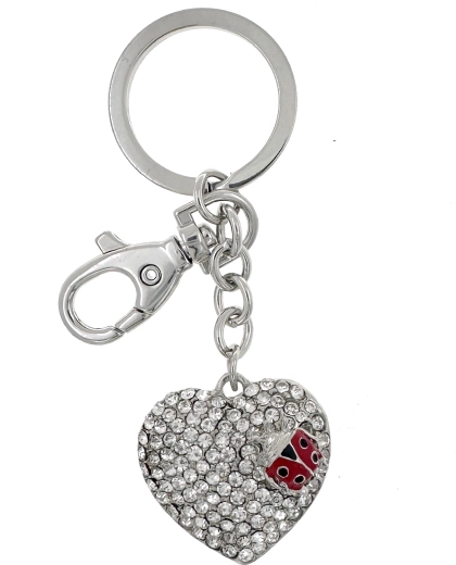 Porte-clés cœur PINK