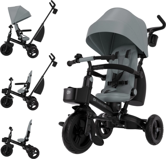Kinderkraft Aveo 2 Plus tricycle multifonction gris