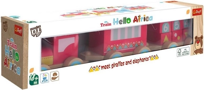 Petit train en bois Africa Trefl