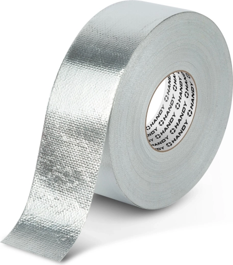Ruban adhésif en aluminium avec fibre de verre 50 m x 50 mm