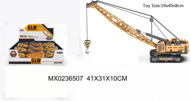 modèle métallique de grue 1:55