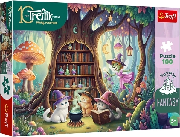 Puzzle 100 pièces Inspired By Fantasy – chatons magiques