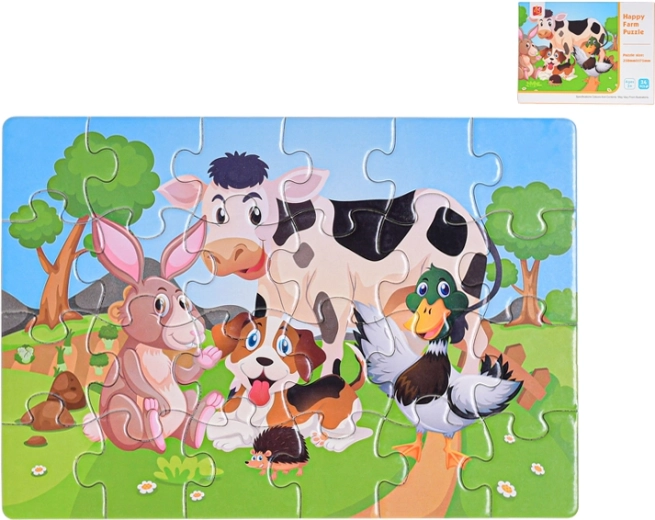Puzzle pour enfants Animaux 24 pièces