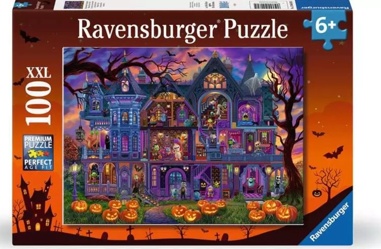 Puzzle Ravensburger Fête dans la maison hantée XXL 100 pièces