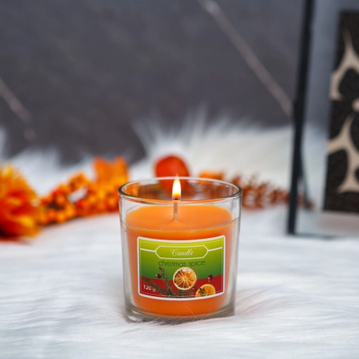 Bougie parfumée aux épices de Noël 120 g