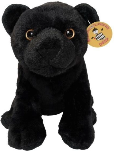 Panthère noire en peluche