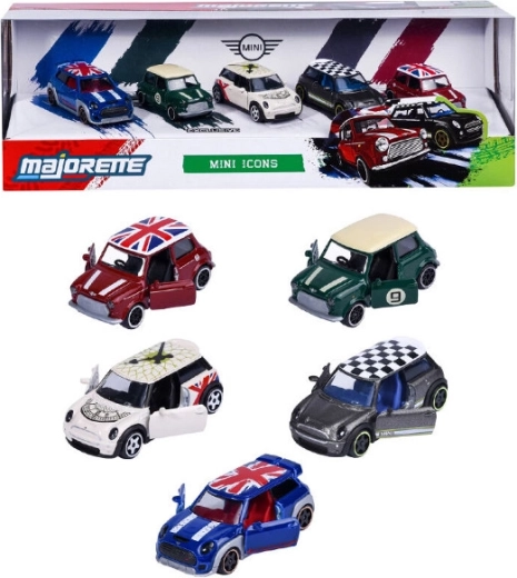 Majorette Mini modèles de voitures - 5 pièces