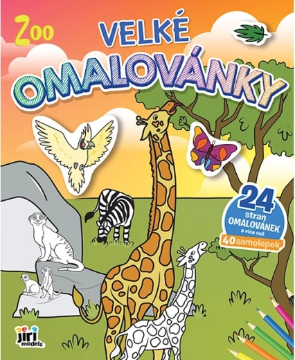 Grand cahier de coloriage Zoo